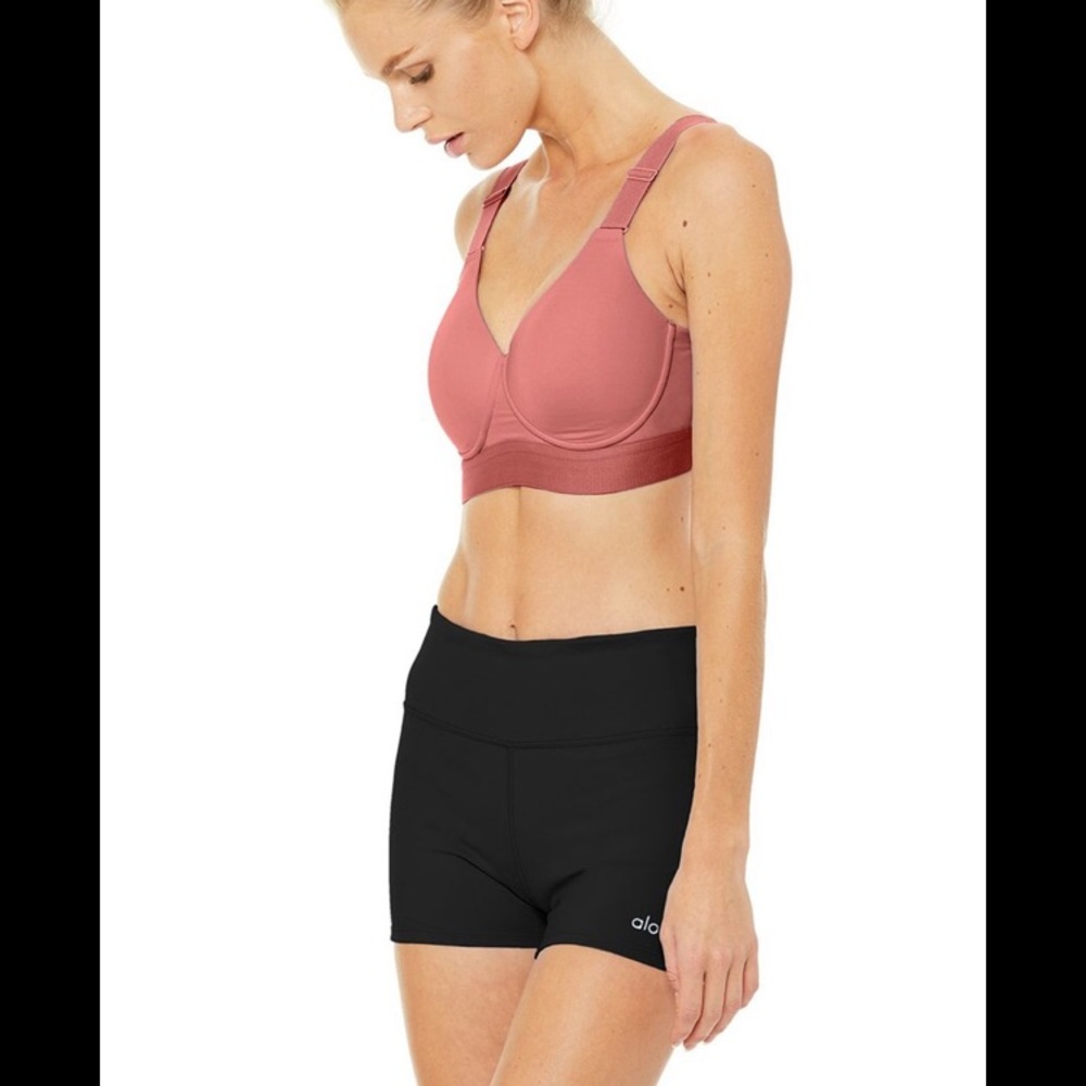 ALO Yoga Pink Sports Bra - Picture 2 of 5